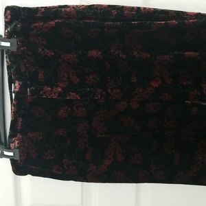 Zara velvet pants ,size L ,new,with tag
